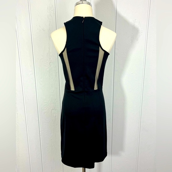 BB DAKOTA - Black Bodycon Sheath Dress with Sheer Mesh Panels - Size Small - New - Picture 5 of 16